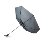 Parapluie automatique et coupe-vent en pongé 190T Ø97 Uptown couleur gris quatrième vue