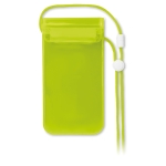 Coque de portable publicitaire étanche à écran tactile Beachtime couleur vert transparent