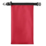 Sac en polyester imperméable de 1,5 litre Bayside couleur rouge troisième vue