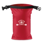 Sac en polyester imperméable de 1,5 litre Bayside couleur rouge vue principale
