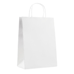 Grand sac papier personnalisable pas cher pour commerces Papier XL couleur blanc