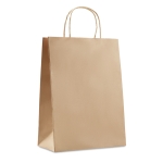 Grand sac papier personnalisable pas cher pour commerces Papier XL couleur beige