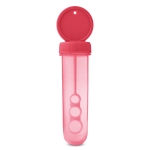 Tube à bulles à personnaliser avec votre logo Bubbles couleur rouge