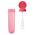 Tube à bulles à personnaliser avec votre logo Bubbles couleur rouge deuxième vue