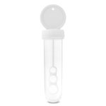 Tube à bulles à personnaliser avec votre logo Bubbles couleur blanc