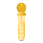 Tube à bulles à personnaliser avec votre logo Bubbles couleur jaune troisième vue