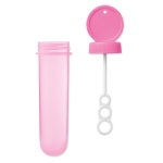 Tube à bulles à personnaliser avec votre logo Bubbles couleur fuchsia deuxième vue