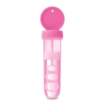 Tube à bulles à personnaliser avec votre logo Bubbles couleur fuchsia troisième vue