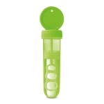 Tube à bulles à personnaliser avec votre logo Bubbles couleur vert lime troisième vue