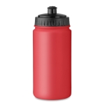 Gourdes de cyclisme personnalisées en plastique 500 ml Crossfit couleur rouge