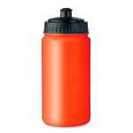 Gourdes de cyclisme personnalisées en plastique 500 ml Crossfit couleur orange