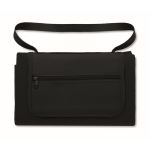 Nappe de pique-nique publicitaire imperméable dans pochette High Park couleur noir