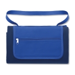 Nappe de pique-nique publicitaire imperméable dans pochette High Park couleur bleu