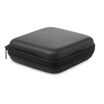 Coffret d'accessoires pour PC avec souris, hub USB et powerbank Charge couleur noir troisième vue