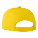 Casquette d'entreprise économique à 6 panneaux avec velcro ColorCap couleur jaune deuxième vue