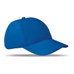 Casquette d'entreprise économique à 6 panneaux avec velcro ColorCap couleur bleu roi