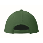 Casquette d'entreprise économique à 6 panneaux avec velcro ColorCap couleur vert foncé cinquième vue