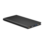 Batterie externe en alu de 8.000 mAh Powercard Extra couleur noir