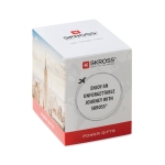 Adaptateur personnalisé pas cher de voyage Skross à offrir aux clients couleur blanc quatrième vue