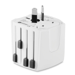 Adaptateur personnalisé pas cher de voyage Skross à offrir aux clients couleur blanc septième vue