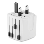 Adaptateur personnalisé pas cher de voyage Skross à offrir aux clients couleur blanc huitième vue