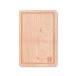 Grande planche à découper publicitaire avec logo Granchef couleur bois troisième vue principale