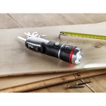 Lampe de poche multifonction pratique avec 9 outils MultiHammer couleur noir vue d'ambiance