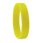 Bracelet en silicone personnalisé livraison 6-8 jours Regular Express couleur jaune