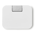 Hub USB personnalisé économique en plastique avec 4 ports USB couleur blanc deuxième vue