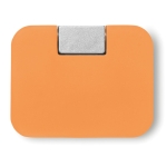 Hub USB personnalisé économique en plastique avec 4 ports USB Cuadrado couleur orange deuxième vue
