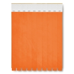Bracelets Tyvek personnalisés de 19 mm couleur orange deuxième vue
