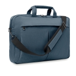 Sacoche d'entreprise en polyester 360D pour ordinateur 15” Stockholm couleur bleu