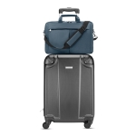 Sacoche d'entreprise en polyester 360D pour ordinateur 15” Stockholm couleur bleu cinquième vue