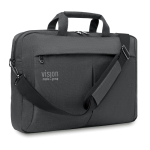 Sacoche d'entreprise en polyester 360D pour ordinateur 15” Stockholm couleur gris vue principale