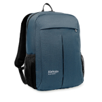 Sac à dos personnalisé pour ordinateur de 15´´ en polyester Stockholm couleur bleu deuxième vue principale