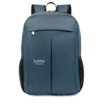 Sac à dos personnalisé pour ordinateur de 15´´ en polyester Stockholm couleur bleu vue principale