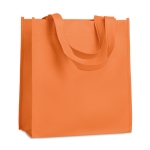 Sacs avec logo non tissé poignées courtes 80g/m2 Couleurs Courtes couleur orange