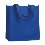 Sacs avec logo non tissé poignées courtes 80g/m2 Couleurs Courtes couleur bleu roi