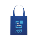 Sacs avec logo non tissé poignées courtes 80g/m2 Couleurs Courtes vue avec zone d'impression