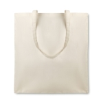 Sac en tissu personnalisé écologique et anses longues 105 g/m2 Organic couleur beige