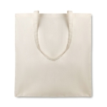 Sac en tissu personnalisé écologique et anses longues 105 g/m2 Organic couleur beige