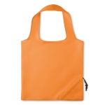 Sac shopping personnalisable pliable en polyester 210D Fraise couleur orange