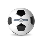 Ballon de football promotionnel personnalisé avec logo Fútbol Score couleur blanc/noir vue principale