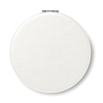 Miroir aimanté promotionnel pour entreprise de forme circulaire Cosmo couleur blanc troisième vue