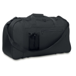 Sacs de sport personnalisés avec bandoulière réglable Sochi couleur noir deuxième vue