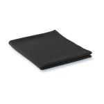 Petites serviettes personnalisées en microfibre Microfibre Workout couleur noir