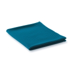 Petites serviettes personnalisées en microfibre Microfibre Workout couleur bleu roi deuxième vue