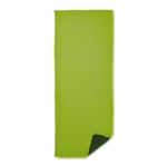 Petites serviettes personnalisées en microfibre Microfibre Workout couleur vert lime