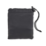 Serviette sport personnalisée en microfibre avec housse Crossfit couleur noir cinquième vue
