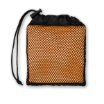 Serviette sport personnalisée en microfibre avec housse Crossfit couleur orange